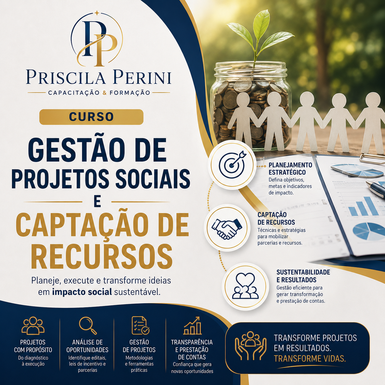 Gestão de Projetos Sociais e Captação de Recursos